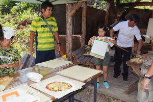 石窯ピザ作り体験4月～11月